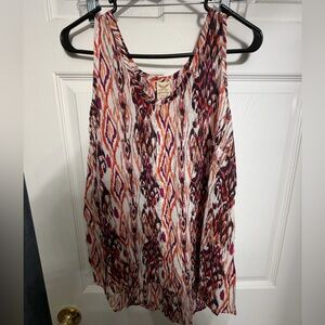 Faded Glory Colorful Patterned Tank Top